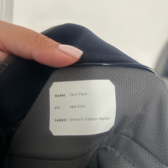 J.Crew 484 Slim Fit Tech Oxford Pants Men‎ 34 x 34 Gray NWT BX185 - Picture 11 of 13